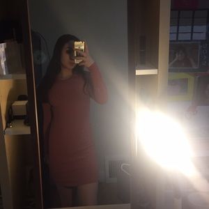 Short red/pink dress